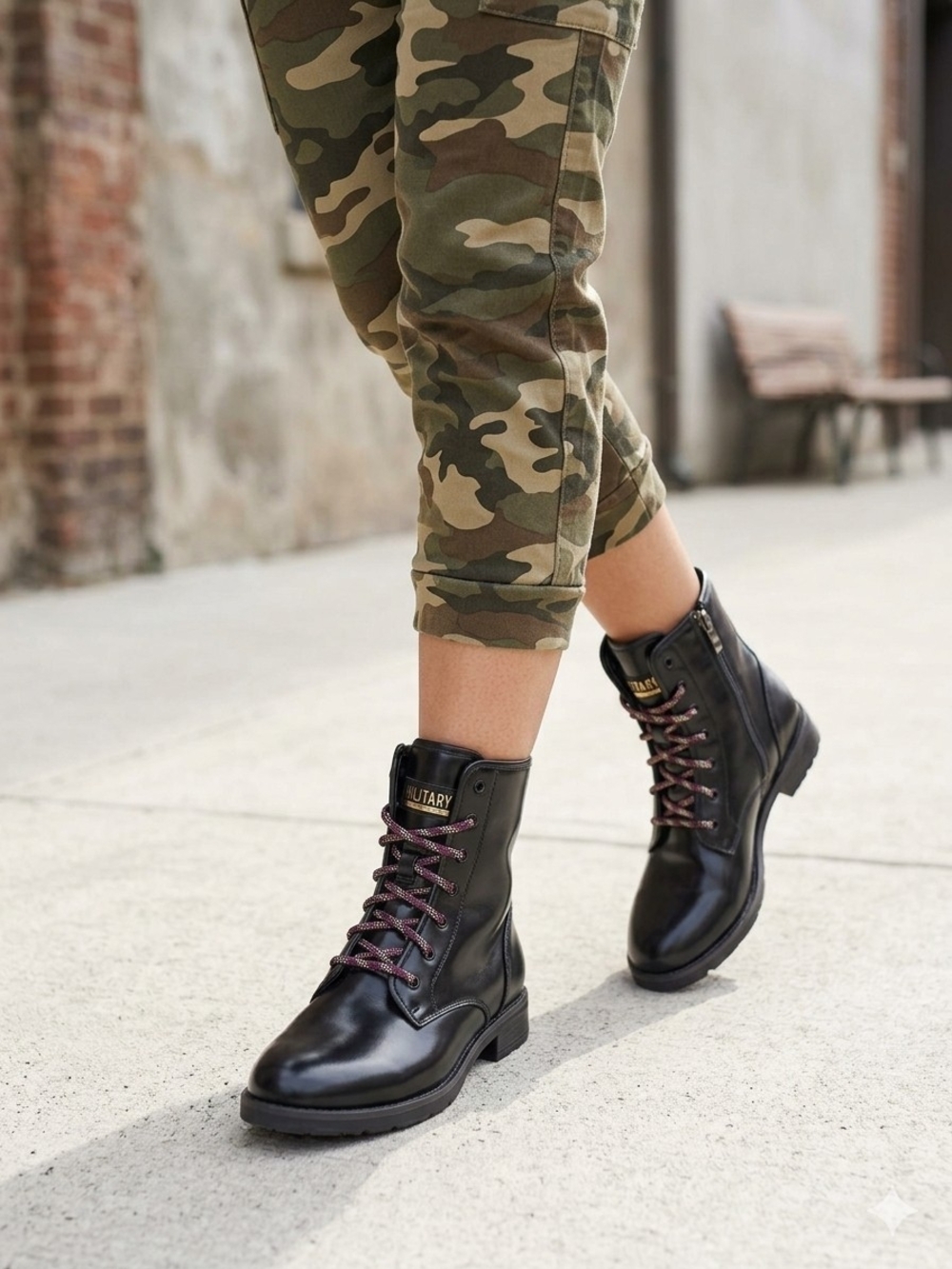 Coming Soon!! Combat Boots With Red Laces!!